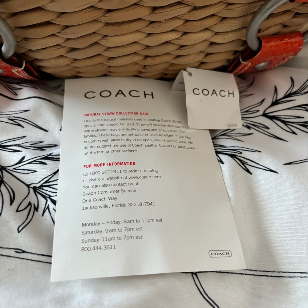 RARE COACH JASMINE LIMITED EDITION XXL BAG/STRAW TOTE GEN.PYTHON & LEATHER TRIM - Picture 5 of 11